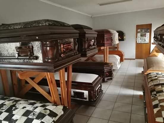 Soko coffin and casket showroom